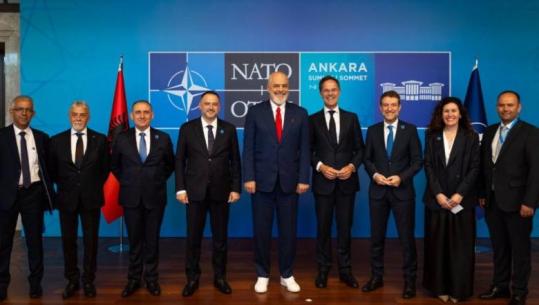 Krah Melonit, Erdogan dhe Mark Rutte, kryeministri Rama publikon fotografitë e shkrepura në Samitin e NATO-s në Ankara