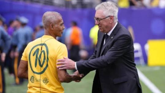 ‘Topi i Artë’ brazilian Romario kritikon ashpër Ancelotti-n: Të shkarkohet, duhet çuar në gjyq pas Norvegjisë