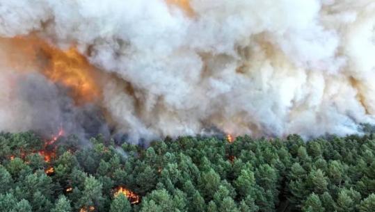 Vala e të nxehtit në Francë, zjarri masiv përfshin pyllin pranë Parisit, digjen 800 hektarë