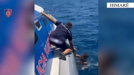 Rrezikuan të mbyteshin, Policia Kufitare u vjen në ndihmë 9 turistëve të huaj, në dy raste të ndryshme në Himarë e Ksamil