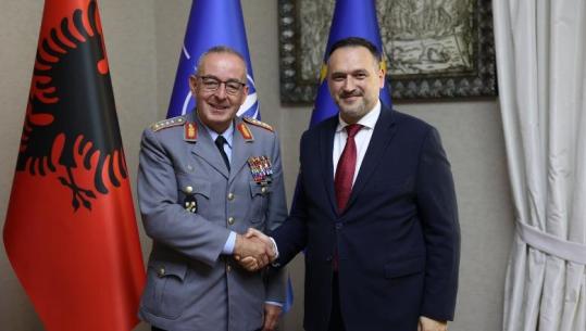 Ministri Nufi takim me gjeneralin Carsten Breuer: Me Gjermaninë forcojmë bashkëpunimin në fushën e mbrojtjes dhe sigurisë