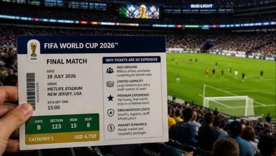 Çmenduri për finalen e Botërorit 2026, biletat arrijnë deri në 2 milionë dollarë për copë