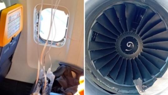 Incidenti në fluturimin Selanik-Gjermani të Ryanair, dy rastet thuajse identike të së kaluarës! Çfarë mund të ndryshojë te dritaret dhe motorët e avionëve