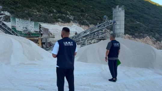 Ndotje mjedisore në Dhërmi nga përpunimi i inerteve të gurit, IKMT pezullon dhe gjobit 5 kompani