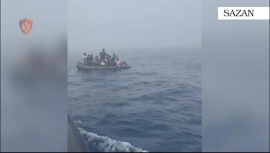 U shpëtuan nga mbytja afër Sazanit, largimi me gomone i 11 emigrantëve u organizua nga një afgan! 43-vjeçari i huaj i futi nga Greqia, mjeti lundrues nga një shqiptar