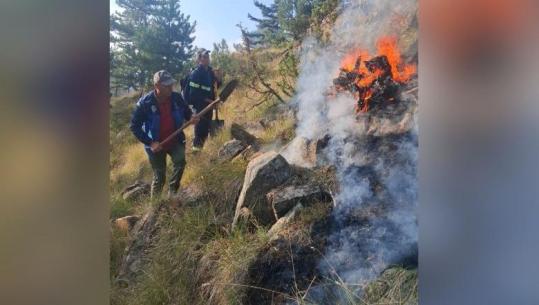 Korçë/ Era e fortë riaktivizon vatrën e zjarrit mes Lekasit dhe Voskopojës