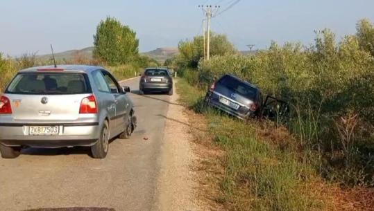Aksident në aksin Pushimi i Shoferit–Fier Shegan, përplasen 2 makina me targa të huaja, 3 persona përfundojnë në spital