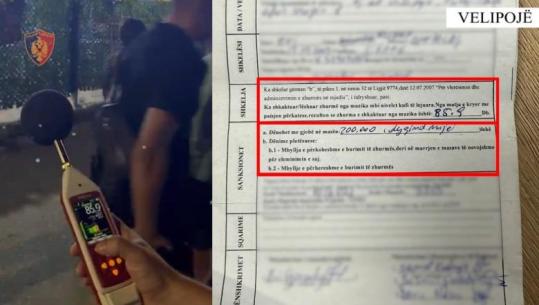Muzika me volum të lartë, 200 mijë lekë gjobë për pronaren e një lokali në Velipojë