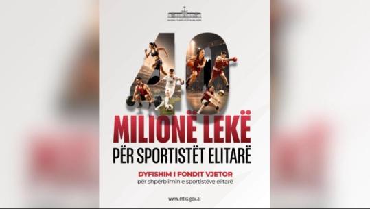 40 milionë lekë për sportistët elitarë, ministri Gonxhja: Mbështetje për sportet joolimpike, rriten trajtimi ushqimor dhe shpërblimet për konkurset ndërkombëtare