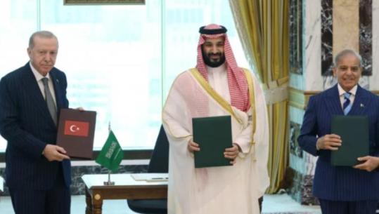 Nënshkruhet aleanca Turqi-Arabi Saudite-Pakistan, tre shtetet premtojnë mbrojtje të përbashkët