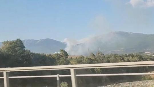 Riaktivizohet vatra e zjarrit në Dajt, nis ndërhyrja nga ajri