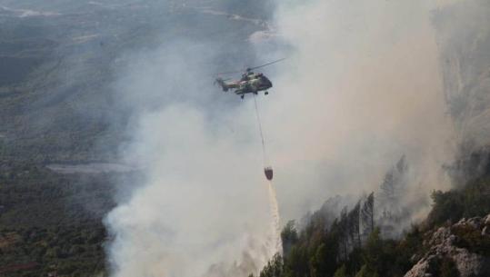 Rinis beteja me flakët, 30 banesa në rrezik nga vatra e re në Krujë, ndërhyhet me 3 helikopterë zjarrfikës! Evakuohen disa familje në Koilaç të Mallakastrës (VIDEO)
