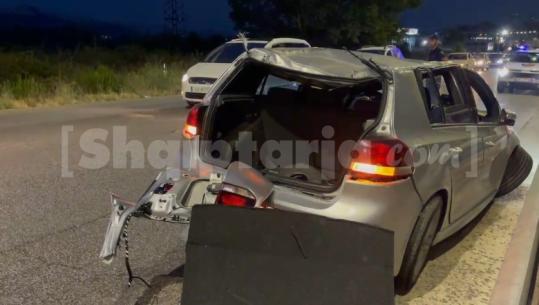 Përplasen tre makina në rrugën Gjirokastër-Tepelenë, aksidenti krijon radhë automjetesh