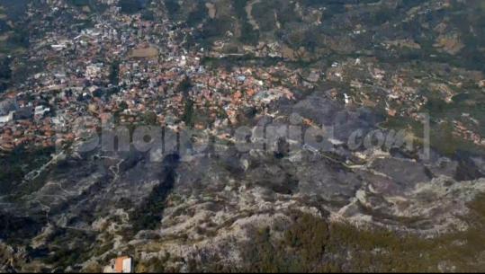 Kruja pas ‘natës së ferrit’, PAMJET me DRON tregojnë ‘plagët’ që shkaktoi zjarri! (VIDEO)
