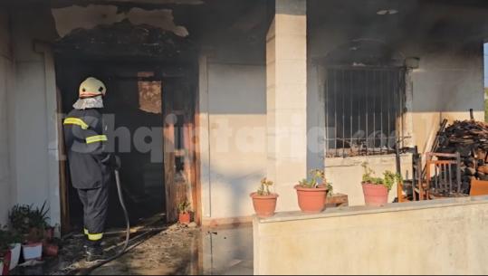 Durrës/ Zjarri shkrumbon banesën në zonën e ish-Kënetës, dyshohet për një shkëndijë elektrike (VIDEO)