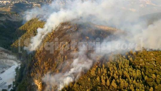 Krujë/ Përhapet zjarri në Krastë, flakët rrezikojnë depot e eksplozivit në Zidoll dhe 'Albanopolis-in'! Ndërhyn helikopteri dhe 50 trupa të Forcave të Armatosura (VIDEO)