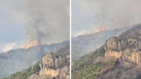 Krujë/ Zjarri në lagjen Abaze, nuk ka evakuim të banorëve! Helikopteri dhe forcat në terren vijojnë operacionin