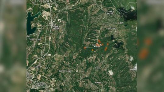 Zjarri mes Priskës e Lundrës në Tiranë ‘reflektohet’ edhe në pamjet satelitore