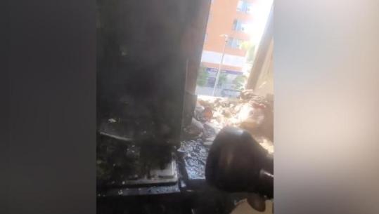 Zjarr në një apartament pranë stadiumit 'Selman Stërmasi', ndërhyrja e zjarrfikësve shmangu më të keqen