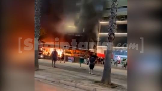 Natë tmerri! Përfshihet nga flakët hoteli në Vlorë, pushuesit hidhen nga ballkoni për të shpëtuar! 7 të lënduar, 5 dërgohen në Tiranë, një vajzë në gjendje të rëndë (VIDEO)