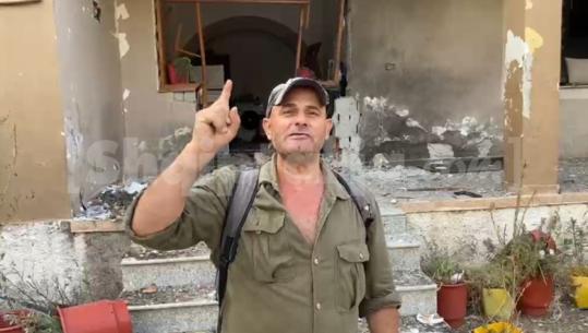 EKSKLUZIVE/ Tritoli i shkatërron gjysmën e shtëpisë, Ylli Zalla shfaqet para banesës: S’dua azil politik! Policia dhe bandat duan të më vrasin! (VIDEO)