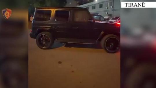 Nga ‘G Class’ te ‘AMG’, sekuestrohen në Tiranë makina luksi me vlerë 450 mijë euro! Në kërkim 2 të rinjtë, 3 nën hetim (VIDEO)