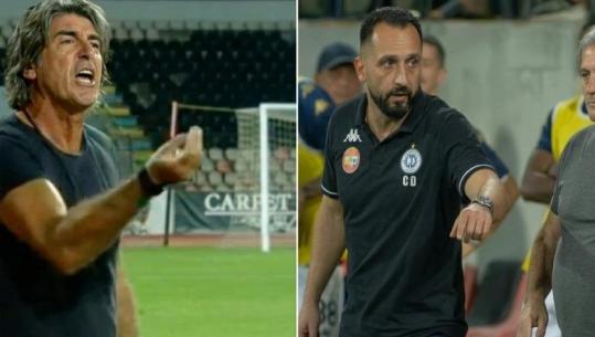 VIDEO/ Trajneri portugez i Pafos ofendon Ilir Dajën dhe të birin, përplasja gjatë ndeshjes së Conference League