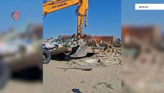 Po ndërtonte pa leje një bar-kafe në plazhin e Semanit, arrestohet 39-vjeçari nga Fieri (EMRI)