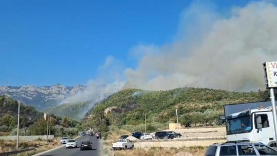 Zjarri në Krastë të Krujës, një person qëllon me armë, paralajmëron zjarrfikësit