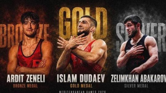 Lojërat Mesdhetare/ Dudaev i artë, Abakarov i argjendtë në mundje! Shqipëria koleksionon tre medalje në ‘Taranto 2026’