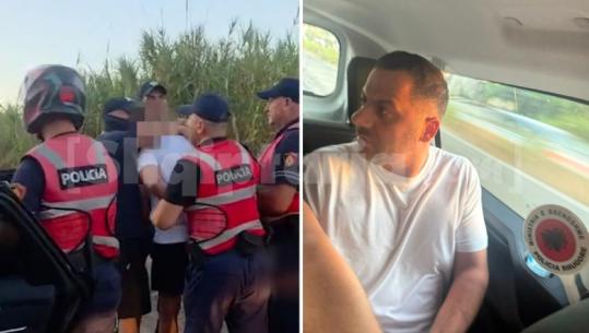 Report Tv siguron foton, ja momenti i arrestimit të Ergys Agasit! Më pranga në duar në makinën e Policisë 