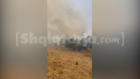 Zjarr në Vranisht të Himarës, forcat zjarrfikëse në terren