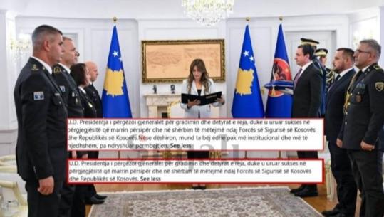 'Nëse dëshiron, mund ta bëj më institucional'/ Presidenca e Kosovës bën komunikatën zyrtare me Chatgpt, harron në tekst përgjigjen e inteligjencës artificiale