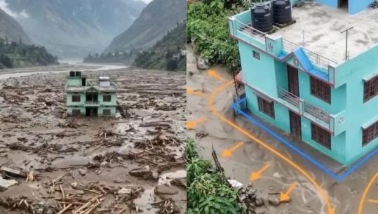 E palëkundur përballë fatkeqësisë, ‘sekreti’ i shtëpisë që u rezistoi përmbytjeve në Nepal