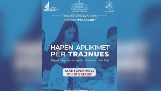 Programi ‘Pas shkolle’, hapet sot thirrja për profesionistët e fushës! Afat deri më 10 shtator për të dorëzuar aplikimet
