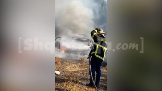 Ekzekutimi i Viktor Bardhit në Mirditë, Report Tv sjell pamjet nga mjeti i autorëve duke u djegur