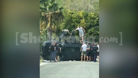 Pasi kërcënuan me armë Vasil Bedinajn, autorët ndiqen nga policia nëpër rrugët e Vlorës! VIDEO e ‘Range Rover’-it që përfundoi i përmbysur në rrugë