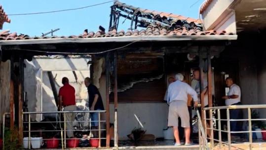 Shpërthimi i bombolës së gazit shkrumbon banesën në Fier, 49-vjeçarja pëson djegie