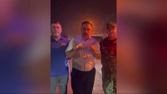 Zjarret, ministri Nufi nga Levani i Fierit: Dita e sotme, ndër më të vështirat e këtij sezoni!