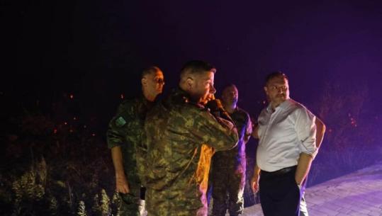 Zjarri në Himarë/ Nufi: 171 efektivë të FA në terren gjatë natës, 10 mjete, zjarrfikëse dhe ambulancë në gatishmëri