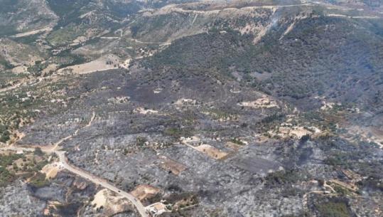 PAMJET ME DRON/ Himara pas natës së tmerrit, toka e djegur deri pranë detit! 6 shtëpi të djegura, banorët: Ikëm nga shtëpitë, turistët me valixhe në duar