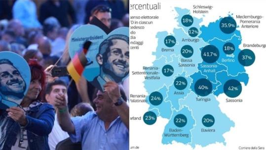 Gjermani/ Sot zgjedhjet në landin e Saksoni-Anhalt-it,  AfD drejt një fitoreje historike, por e djathta ekstreme mund të mbetet jashtë qeverisë