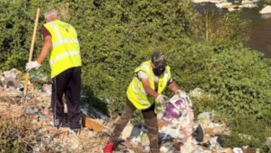 Pastrohet një tjetër vatër mbetjesh në Lumin e Tiranës, Bashkia ndërhyn pranë Urës së Paskuqanit