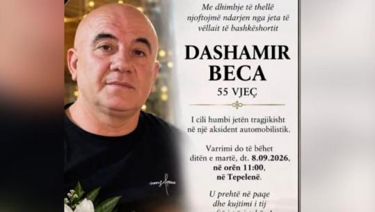 Humbi jetën në aksidentin tragjik në Levan-Tepelenë, del foto e 55-vjeçarit Dashamir Beca