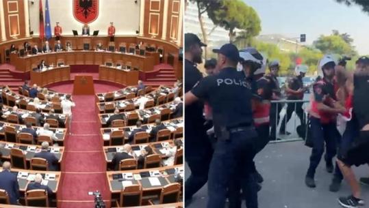 LIVE TV- Nis sesioni i ri parlamentar, deputetët priten me protestë! Begaj mesazh: Energjia qytetare të ushqejë dialogun! Peleshi: Prioritet puna për integrimin në BE