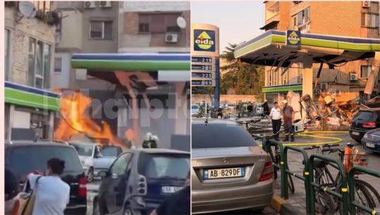 Shpërthen depozita e karburantit ‘Eida’ në Tiranë, shembet një godinë një katëshe