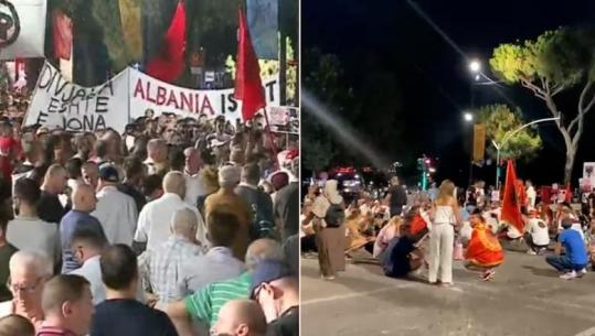 Dita e 105-të e tubimit/ Përçahen protestuesit, ndahen në 2 grupe! Një pjesë bllokojnë rrugën e Unazës së Tiranës, trafik i rënduar automjetesh