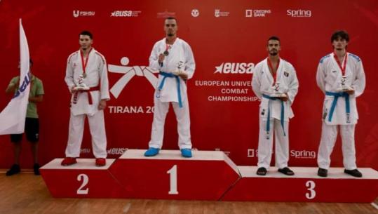 Kampionati evropian i sportit universitar në Tiranë, në garë 36 shtete! Melos Gashi fiton medaljen e artë për Shqipërinë