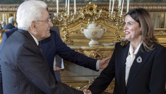 Fiona Papajorgji takohet me kreun e Gjykatës Kushtetuese të Italisë, pritet në audiencë nga Presidenti Mattarella
