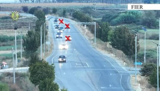 Kontrolle intensive në Fier, 694 gjoba për shpejtësi në një javë! 7 drejtues mjetesh nën hetim, 2 në pranga